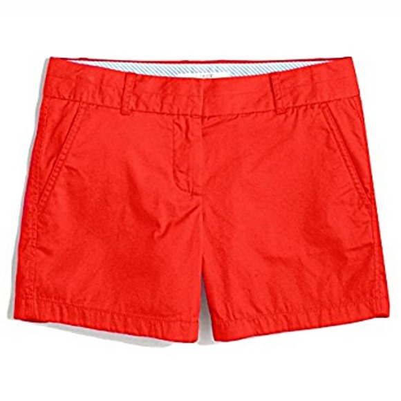 J. Crew Pants - J Crew Fiery Sunset Broken-In City Fit Chino Short
